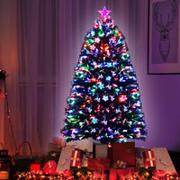 Thumbnail for Jingle Jollys 1.5m Christmas Tree Optic Fibre LED Xmas tree Multi Colour