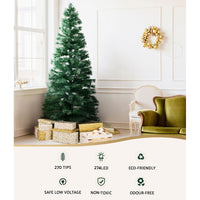 Thumbnail for Jingle Jollys Christmas Tree 2.1M 7FT LED Xmas Multi Colour Lights Optic Fibre