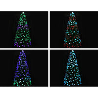 Thumbnail for Jingle Jollys Christmas Tree 2.1M 7FT LED Xmas Multi Colour Lights Optic Fibre