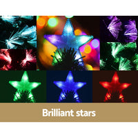 Thumbnail for Jingle Jollys Christmas Tree 2.1M 7FT LED Xmas Multi Colour Lights Optic Fibre