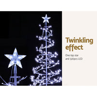 Thumbnail for Jingle Jollys Christmas Tree 1.8M 6FT LED Xmas Decoration Cold White Lights