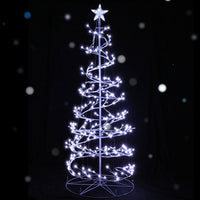 Thumbnail for Jingle Jollys Christmas Tree 1.8M 6FT LED Xmas Decoration Cold White Lights