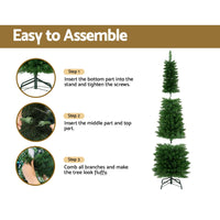 Thumbnail for Jingle Jollys Christmas Tree 1.8m Pre-Lit 200 LED Lights Xmas Tree Decorations