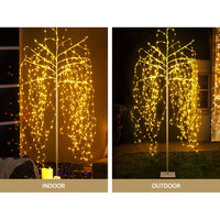 Thumbnail for Jingle Jollys Solar Christmas Tree 2.1m String Lights 600 LED Xmas Trees