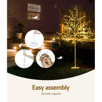 Thumbnail for Jingle Jollys Christmas Tree 1.5M 304 LED Lights Xmas Tree Decor Warm White