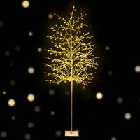 Thumbnail for Jingle Jollys Solar Christmas Tree 2.1m Twigs 480 LED Lights Xmas Tree