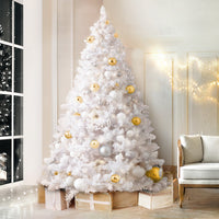 Thumbnail for Jingle Jollys Christmas Tree 2.1m 1000 White Tips Xmas Tree Decorations