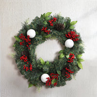 Thumbnail for Jingle Jollys 2FT 60CM Christmas Wreath with Decor Xmas Tree Decoration
