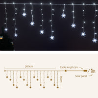 Thumbnail for Jingle Jollys Christmas Lights 80 LED 3M Icicle Light Snow Decorations