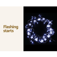 Thumbnail for Jingle Jollys Christmas Lights 80 LED 3M Icicle Light Snow Decorations
