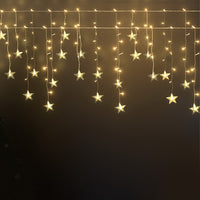 Thumbnail for Jingle Jollys Solar Christmas Lights 80 LED 3M Icicle Light Star Decorations