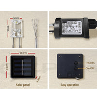 Thumbnail for Jingle Jollys Solar Christmas Lights 80 LED 3M Icicle Light Star Decorations