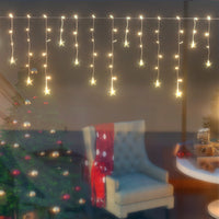 Thumbnail for Jingle Jollys Solar Christmas Lights 80 LED 3M Icicle Light Star Decorations