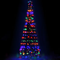 Thumbnail for Jingle Jollys Solar Christmas Tree 3.6M 400 LED Xmas Tree Decor 8 Light Modes