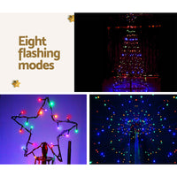 Thumbnail for Jingle Jollys Solar Christmas Tree 3.6M 400 LED Xmas Tree Decor 8 Light Modes