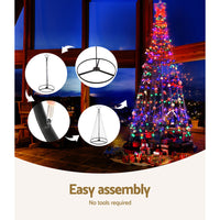 Thumbnail for Jingle Jollys Solar Christmas Tree 3.6M 400 LED Xmas Tree Decor 8 Light Modes