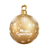 Thumbnail for Jingle Jollys Christmas Inflatable Ball Bauble 60cm Outdoor Decoration Gold