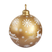 Thumbnail for Jingle Jollys Christmas Inflatable Ball Bauble 60cm Outdoor Decoration Gold