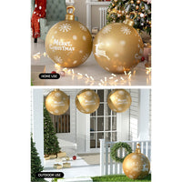 Thumbnail for Jingle Jollys Christmas Inflatable Ball Bauble 60cm Outdoor Decoration Gold