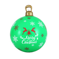 Thumbnail for Jingle Jollys Christmas Inflatable Ball Bauble 60cm Outdoor Decoration Green