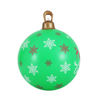 Thumbnail for Jingle Jollys Christmas Inflatable Ball Bauble 60cm Outdoor Decoration Green