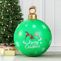 Thumbnail for Jingle Jollys Christmas Inflatable Ball Bauble 60cm Outdoor Decoration Green