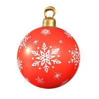 Thumbnail for Jingle Jollys Christmas Inflatable Ball Bauble 60cm Outdoor Decoration Red