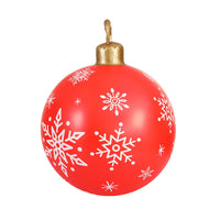 Thumbnail for Jingle Jollys Christmas Inflatable Ball Bauble 60cm Outdoor Decoration Red