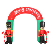 Thumbnail for Jingle Jollys Christmas Inflatable Archwary Nutcracker 3M Illuminated Decorations