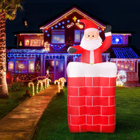 Thumbnail for Jingle Jollys Christmas Inflatable Santa Pop Up 1.8M Illuminated Decorations