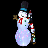 Thumbnail for Jingle Jollys Christmas Inflatable Snowman 2.4M Illuminated Decorations