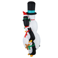 Thumbnail for Jingle Jollys Christmas Inflatable Snowman 2.4M Illuminated Decorations