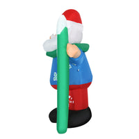 Thumbnail for Jingle Jollys Christmas Inflatable Santa 1.6M Illuminated Decorations