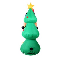 Thumbnail for Jingle Jollys Christmas Inflatable Santa Tree 1.8M Illuminated Decorations