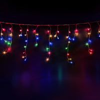 Thumbnail for Jingle Jollys 12.5M Solar Christmas Lights Icicle String Light Multi Colour