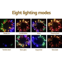 Thumbnail for Jingle Jollys 20M Christmas Lights Icicle Light 800 LED Multi-coloured