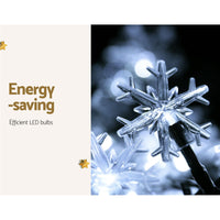 Thumbnail for Jingle Jollys Christmas Lights 100 LED 10M String Light Snow Decorations