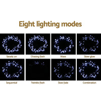 Thumbnail for Jingle Jollys Christmas Lights 100 LED 10M String Light Snow Decorations