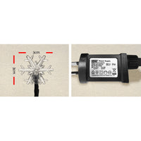 Thumbnail for Jingle Jollys Christmas Lights 100 LED 10M String Light Snow Decorations