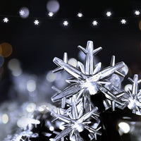 Thumbnail for Jingle Jollys Christmas Lights 100 LED 10M String Light Snow Decorations