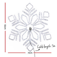 Thumbnail for Jingle Jollys Christmas Lights 82cm Snow 304 LED Decorations