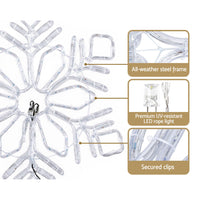 Thumbnail for Jingle Jollys Christmas Lights 82cm Snow 304 LED Decorations