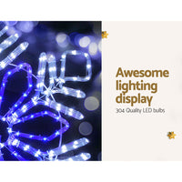 Thumbnail for Jingle Jollys Christmas Lights 82cm Snow 304 LED Decorations