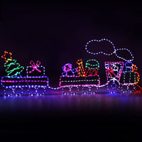 Thumbnail for Jingle Jollys Christmas Lights 210cm Train 631 LED Decorations