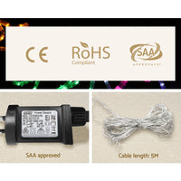 Thumbnail for Jingle Jollys Christmas Lights 210cm Train 631 LED Decorations