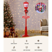 Thumbnail for Jingle Jollys 1.8M Christmas Lamp Post Lights LED Outdoor Decorations