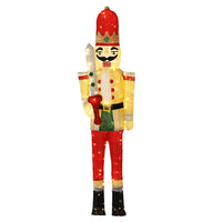 Thumbnail for Jingle Jollys Christmas Lights 170cm Nutcracker 180 LED Fairy Light Decorations