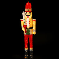 Thumbnail for Jingle Jollys Christmas Lights 170cm Nutcracker 180 LED Fairy Light Decorations