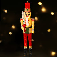 Thumbnail for Jingle Jollys Christmas Lights 170cm Nutcracker 180 LED Fairy Light Decorations