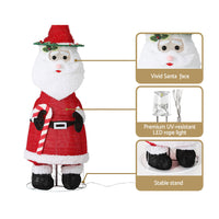 Thumbnail for Jingle Jollys Christmas Lights 96 LED 120cm Fairy Light Santa Decorations